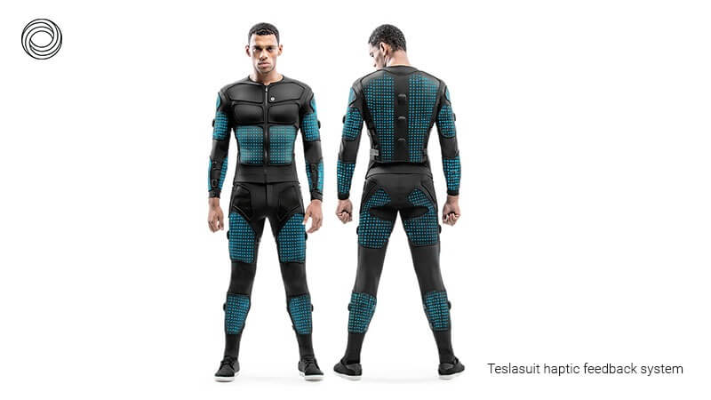 Teslasuit haptic feedback